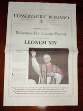 Osservatore romano leone usato  Roma