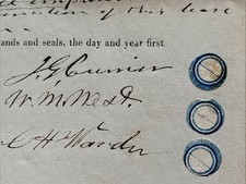 Old document 1851 for sale  Kansas City
