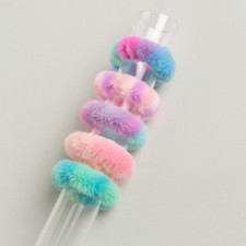 5pcs fluffy faux for sale  BRIGG