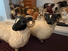 Two sheep ornament for sale  NEWTON AYCLIFFE