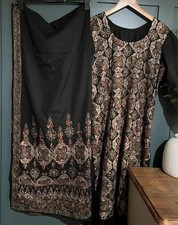 Black pakistani suit for sale  BIRMINGHAM