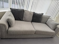 Grey seater sofa for sale  GOOLE