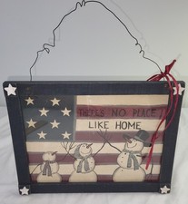 Snowman patriotic folk for sale  Holton