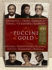 PUCCINI GOLD Pavarotti Freni Domingo Milnes Kabaivanska Ludwig Karajan DVD na sprzedaż  Wysyłka do Poland