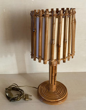 Lampe rotin bambou d'occasion Lampe rotin bambou d'occasion  La Tour-du-Pin