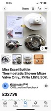 Mira excel thermostatic for sale  PEVENSEY
