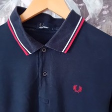 Fred perry navy for sale  PRESTATYN