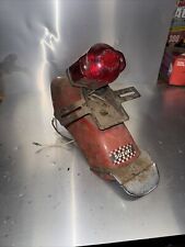 1964 Suzuki M15 50cc para-lama traseiro de motocicleta e luz de freio, usado comprar usado  Enviando para Brazil