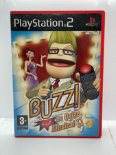 Używany, Buzz! Quiz muzyczny PS2 (FR) PAL HOLENDERSKI PRZETESTOWANY I AUTENTYCZNY Kompletny na sprzedaż  PL