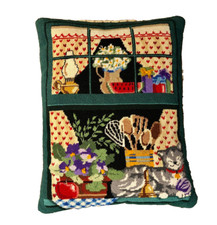 Needlepoint custom cat for sale  Palm Springs
