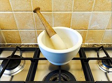 Large porcelain pestle for sale  BROADWAY
