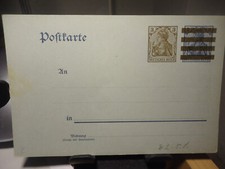 Postkarte ganzsache deutsches gebraucht kaufen  Gschwend