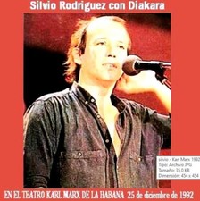 SILVIO RODRIGUEZ - TEATRO KARL MARX, LA HABANA 1992 (CDR), usado comprar usado  Enviando para Brazil