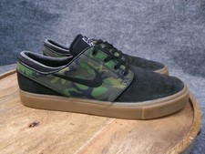 Nike SB Stefan Janoski preto camuflado chiclete cano baixo masculino tamanho 9.5 633300-031, usado comprar usado  Enviando para Brazil