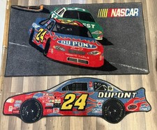 Tapete Jeff Gordon # 24 Dupont Flames corrida carro quarto tapete homem caverna conjunto de 2, usado comprar usado  Enviando para Brazil