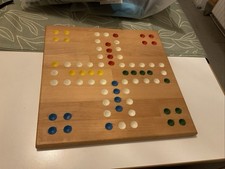 Holzspielbrett mensch ärgere gebraucht kaufen  Bordesholm
