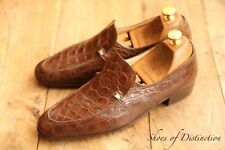 Crocodile brown leather for sale  SUTTON COLDFIELD