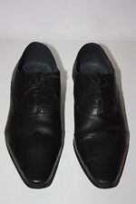 ROCHAS Derbies Richelieu Cuir Noir Bouts Pointus T 44 BE comprar usado  Enviando para Brazil