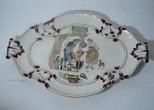 Grand plat faïence d'occasion  France