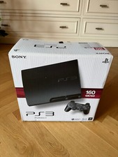 Używany, Sony PlayStation 3 Slim 160GB Console con Controller - Boxed na sprzedaż  Wysyłka do Poland