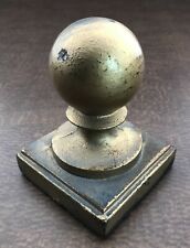 Usado, Cerca de ferro fundido vintage acabamento enfeite poste enfeite topo esférico  comprar usado  Enviando para Brazil