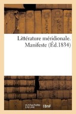 Littrature Mridionale. Livro em brochura Manifeste por Sans Auteur (francês) comprar usado  Enviando para Brazil
