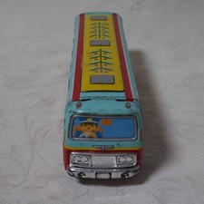 Feito no Japão 4 pneus fora de estoque brinquedo de lata roda voadora divertido jardim de infância ônibus 57 comprar usado  Enviando para Brazil