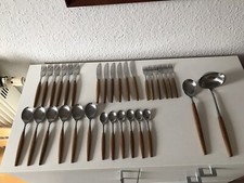Tlg besteck teak gebraucht kaufen  Obertshausen