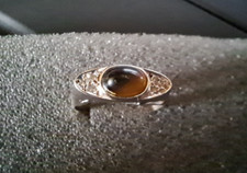 Weißgold ring tigerauge gebraucht kaufen  Emmering