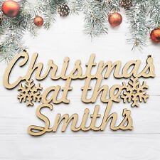 Personalised family christmas for sale  LEICESTER