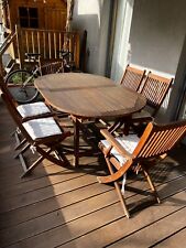Salon jardin teck d'occasion  Villeurbanne