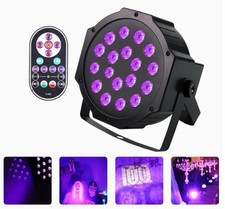 Usado, W.H. Wollaston Par Can 18 luzes LED pretas luz negra UV luzes de palco para DJ comprar usado  Enviando para Brazil