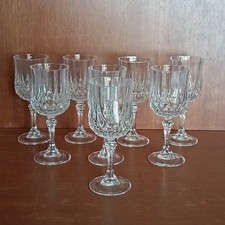 Verres pied cristal d'occasion  Aubin