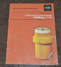 Bedienungsanleitung lebensmitt gebraucht kaufen  Zschopau