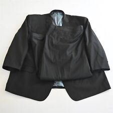 Usado, Terno calça jaqueta masculina Vitali 62R 58x30 preto sólido GL1235-PL-Jumbo comprar usado  Enviando para Brazil