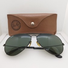 VINTAGE B&L RAY-BAN U.S.A AVIATOR BLACK 62[]14 E ESTOJO ORIGINAL comprar usado  Enviando para Brazil