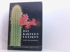 Kakteenlexikon backeberg curt gebraucht kaufen  Berlin