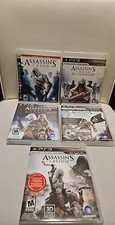 Lote de 5 Assassin's Creed Playstation 3 PS3 -III Black Revelations Brotherhood comprar usado  Enviando para Brazil