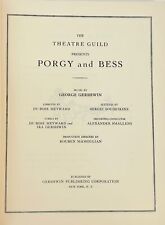 Gershwin, George. (1898-1937): Porgy and Bess PRIMERA EDICIÓN PARTITURA segunda mano  Embacar hacia Mexico