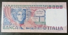 50000 lire volto usato  Italia