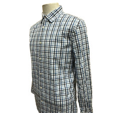 Camisa casual Banana Republic resistente a rugas slim fit masculina tamanho M xadrez G/S comprar usado  Enviando para Brazil