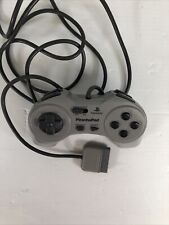 Controle com fio Sony PlayStation 1 PiranhaPad PS1 Interact cinza SV-100 genuíno comprar usado  Enviando para Brazil