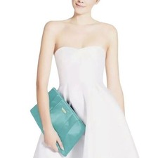 Bolsa de mão Kate Spade abril casamento sinos Robin's Egg noiva cetim formal comprar usado Bolsa de mão Kate Spade abril casamento sinos Robin's Egg noiva cetim formal comprar usado  Enviando para Brazil