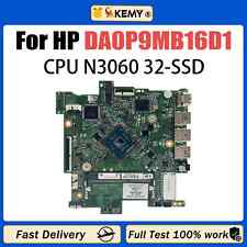 Placa-mãe CPU N3060 32-SSD DA0P9MB16D1 para HP Stream 14-CB L45405-601, usado comprar usado  Enviando para Brazil