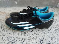 Chuteiras de futebol Adidas F5 2013 2014 raras pretas azuis EUA 11 Reino Unido 10,5 comprar usado  Enviando para Brazil