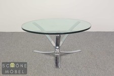 Runder glascouchtisch chrom gebraucht kaufen  Berlin
