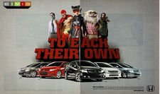 2011 Honda Civic 2 páginas impressão vintage jogo publicitário filme personagens de TV comprar usado  Enviando para Brazil