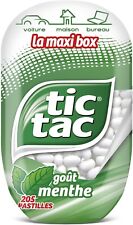 Lot de 3 grandes boîtes TIC TAC Maxi box menthe ( 200 pastilles x 3) comprar usado  Enviando para Brazil