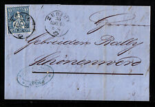 SUIZA 1865 FACTURA ZURICH ENTERA segunda mano  Embacar hacia Argentina