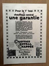 Chappée central heating d'occasion  Expédié en Belgium